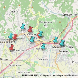 Mappa Via Vincenzo Monti, 51016 Montecatini Terme PT, Italia (2.205)
