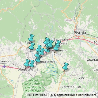 Mappa Via Vincenzo Monti, 51016 Montecatini Terme PT, Italia (4.92313)