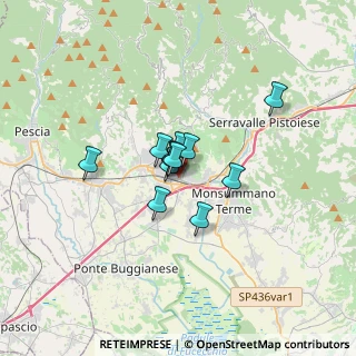 Mappa Via Vincenzo Monti, 51016 Montecatini Terme PT, Italia (1.9025)