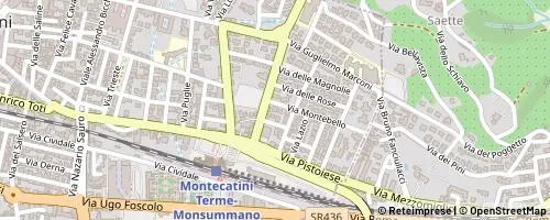 Mappa Montecatini Terme