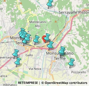 Mappa Via Donatori del Sangue, 51018 Pieve A Nievole PT, Italia (2.00786)
