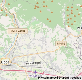 Mappa 55018 Capannori LU, Italia (5.8305)