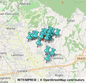 Mappa 55018 Capannori LU, Italia (0.812)