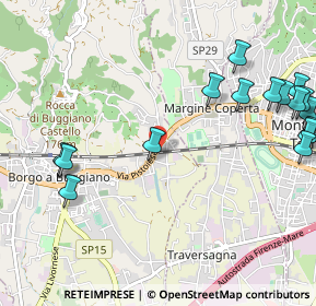 Mappa Via Pistoiese, 51011 Buggiano PT, Italia (1.44313)