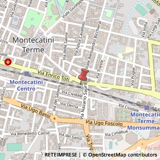 Mappa Corso Giacomo Matteotti, 112, 51016 Montecatini Terme, Pistoia (Toscana)