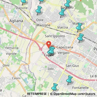 Mappa Via Carlo Levi, 59100 Prato PO, Italia (3.07182)