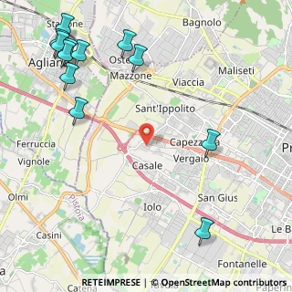 Mappa Via Carlo Levi, 59100 Prato PO, Italia (3.09417)