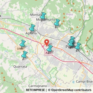 Mappa Via Carlo Levi, 59100 Prato PO, Italia (4.33455)