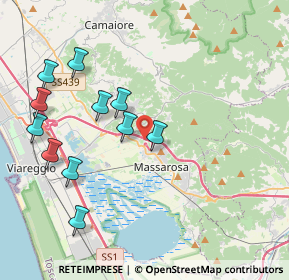 Mappa Via della Ficaia, 55054 Massarosa LU, Italia (4.34909)