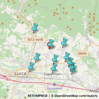 Mappa Viale Europa, 55012 Marlia LU, Italia (3.82364)