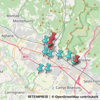 Mappa Via Agnolo Firenzuola, 59100 Prato PO, Italia (2.83231)