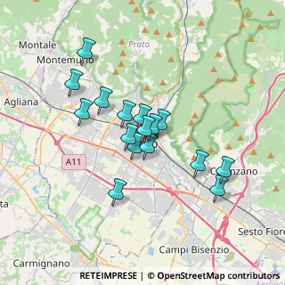Mappa Via dei Manassei, 59100 Prato PO, Italia (2.85125)
