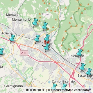 Mappa Via Agnolo Firenzuola, 59100 Prato PO, Italia (5.78)