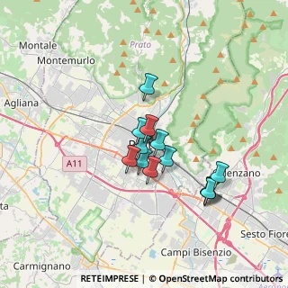 Mappa Via Giuseppe Mazzoni, 59100 Prato PO, Italia (2.71462)