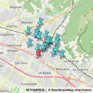 Mappa Via Agnolo Firenzuola, 59100 Prato PO, Italia (1.0965)