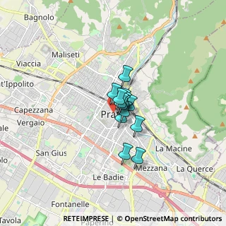 Mappa Via Giuseppe Mazzoni, 59100 Prato PO, Italia (0.75846)