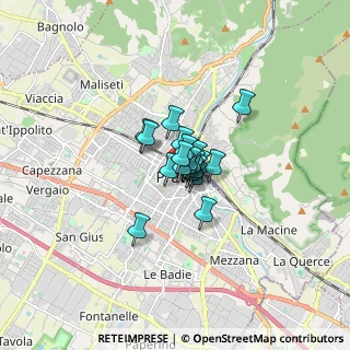 Mappa Via Giuseppe Mazzoni, 59100 Prato PO, Italia (0.699)