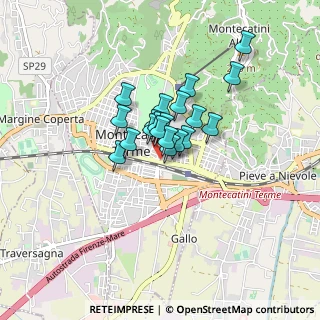 Mappa Corso Giacomo Matteotti, 51016 Pieve a Nievole PT, Italia (0.528)
