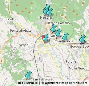 Mappa Via delle Rose, 51017 Pescia PT, Italia (2.17)