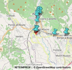 Mappa Via delle Rose, 51017 Pescia PT, Italia (1.74667)