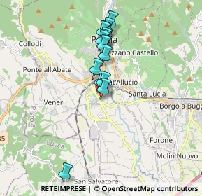 Mappa Via delle Rose, 51017 Pescia PT, Italia (1.61429)