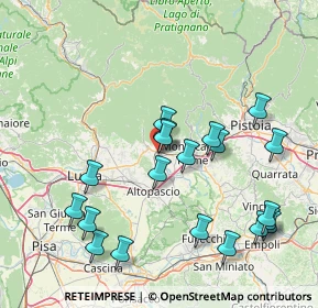 Mappa Via delle Rose, 51017 Pescia PT, Italia (17.3325)