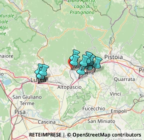 Mappa Via delle Rose, 51017 Pescia PT, Italia (8.76867)