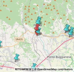 Mappa Via delle Rose, 51017 Pescia PT, Italia (5.04182)