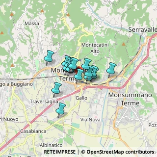 Mappa Strada Regionale 435 Lucchese, 51016 Montecatini Terme PT, Italia (0.92167)
