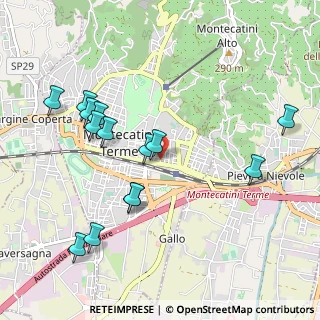 Mappa Strada Regionale 435 Lucchese, 51016 Montecatini Terme PT, Italia (1.09857)