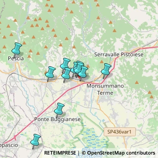 Mappa Strada Regionale 435 Lucchese, 51016 Montecatini Terme PT, Italia (3.07273)