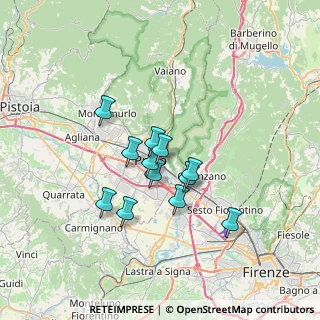Mappa Via Benedetto Varchi, 59100 Prato PO, Italia (5.32667)