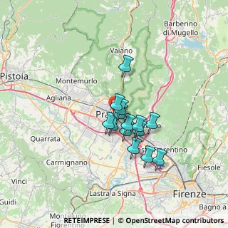 Mappa Via Benedetto Varchi, 59100 Prato PO, Italia (4.95071)