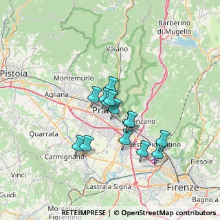 Mappa Via Benedetto Varchi, 59100 Prato PO, Italia (5.35571)