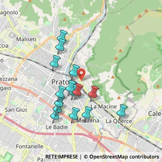 Mappa Via Benedetto Varchi, 59100 Prato PO, Italia (1.83133)