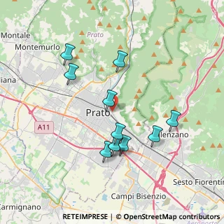 Mappa Via Benedetto Varchi, 59100 Prato PO, Italia (3.56)