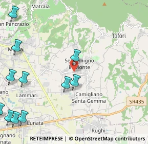 Mappa Via Traversa, 55018 Capannori LU, Italia (3.17)