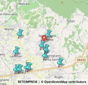 Mappa Via Traversa, 55018 Capannori LU, Italia (2.31909)