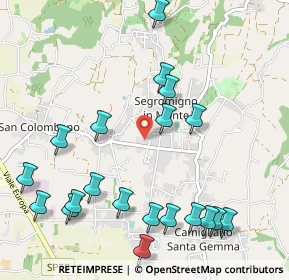 Mappa Via Traversa, 55018 Capannori LU, Italia (1.272)