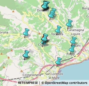 Mappa Via Civezza, 18100 Imperia IM, Italia (2.008)