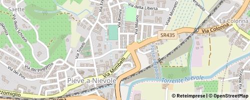 Mappa Pieve a Nievole