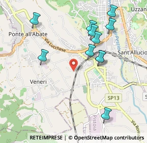 Mappa Via Guinigi, 51017 Pescia PT, Italia (1.07545)