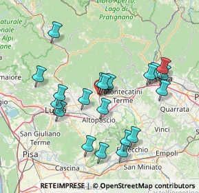 Mappa Via Guinigi, 51017 Pescia PT, Italia (15.0555)