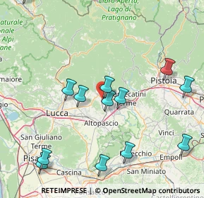 Mappa Via Guinigi, 51017 Pescia PT, Italia (19.24)