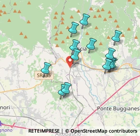 Mappa Via Guinigi, 51017 Pescia PT, Italia (3.55462)