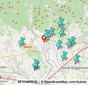 Mappa Via Guinigi, 51017 Pescia PT, Italia (3.97917)