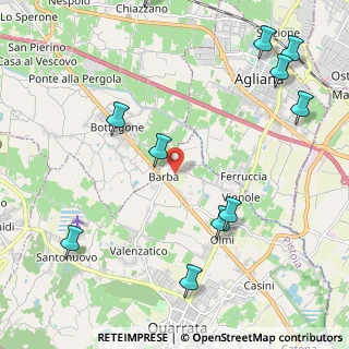 Mappa Via Bettino Ricasoli, 51039 Quarrata PT, Italia (2.84)