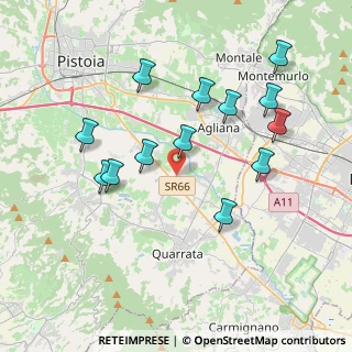 Mappa Via Bettino Ricasoli, 51039 Quarrata PT, Italia (3.96385)