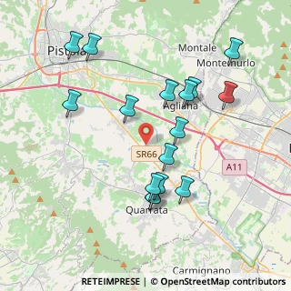 Mappa Via Bettino Ricasoli, 51039 Quarrata PT, Italia (3.9925)