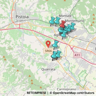 Mappa Via Bettino Ricasoli, 51039 Quarrata PT, Italia (3.37733)